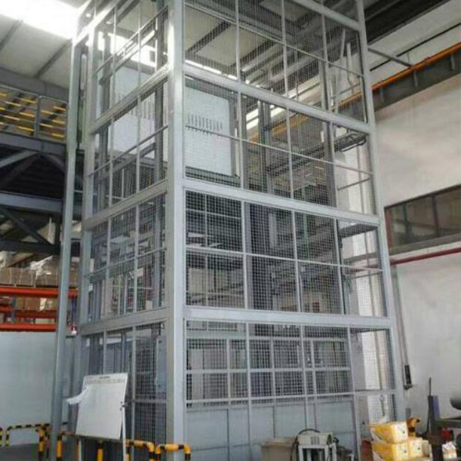 群英乡导轨式升降平台货梯